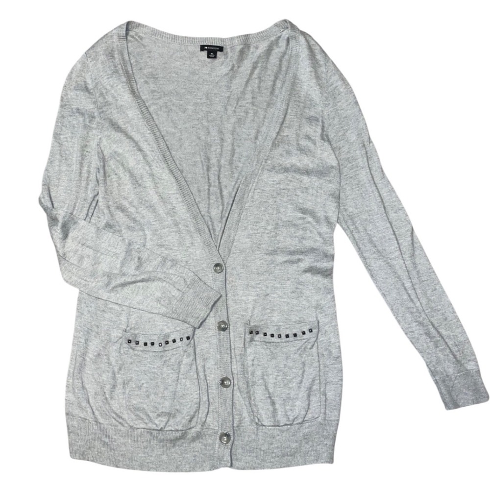 Womans Grey Cardigan Size XL